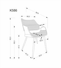 K586 szék