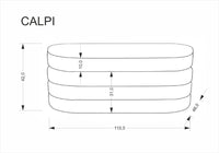 Calpi tárolós pad