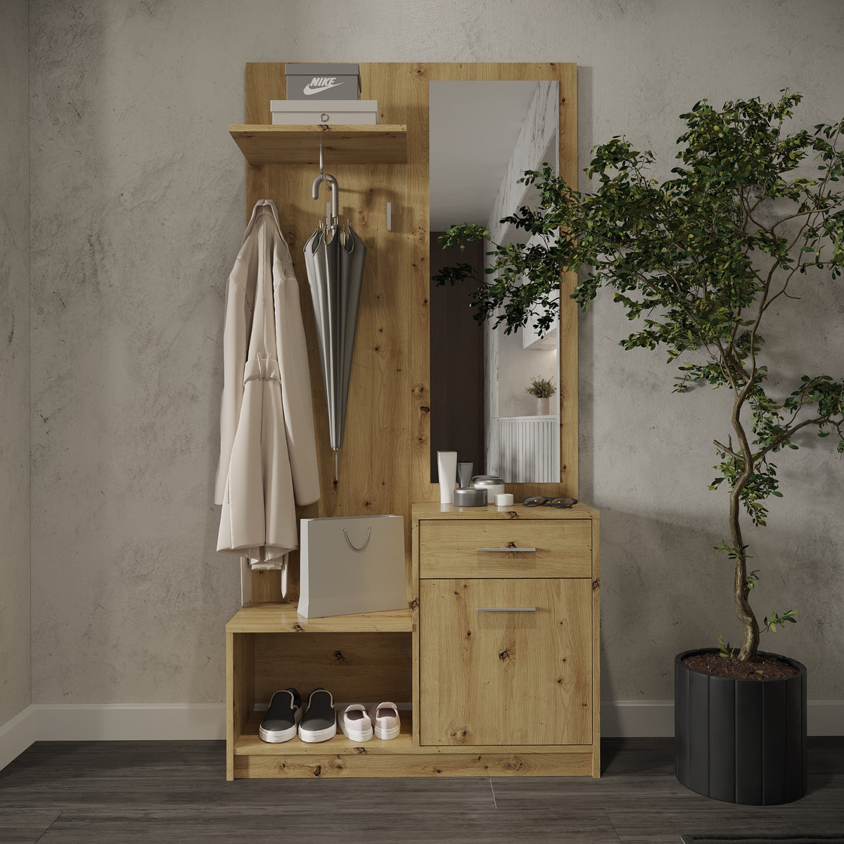 Pergo előszoba szekrény