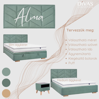 Alma tervezhető ágy