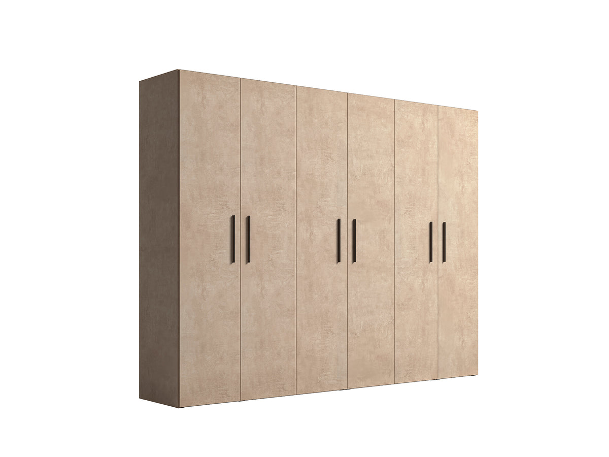 Dune gardróbszekrény 6 ajtós 227 cm – Status Italy