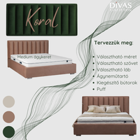 Koral tervezhető ágy