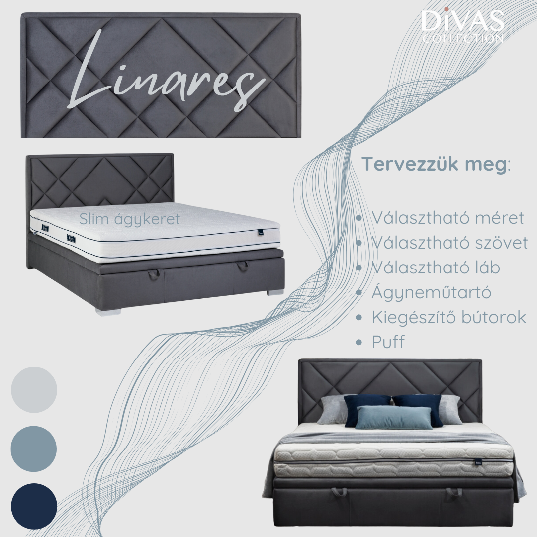 Linares tervezhető ágy