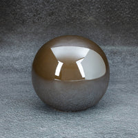 Dekorgömb Simona 4 – Ø 12 x 11 cm, olívazöld