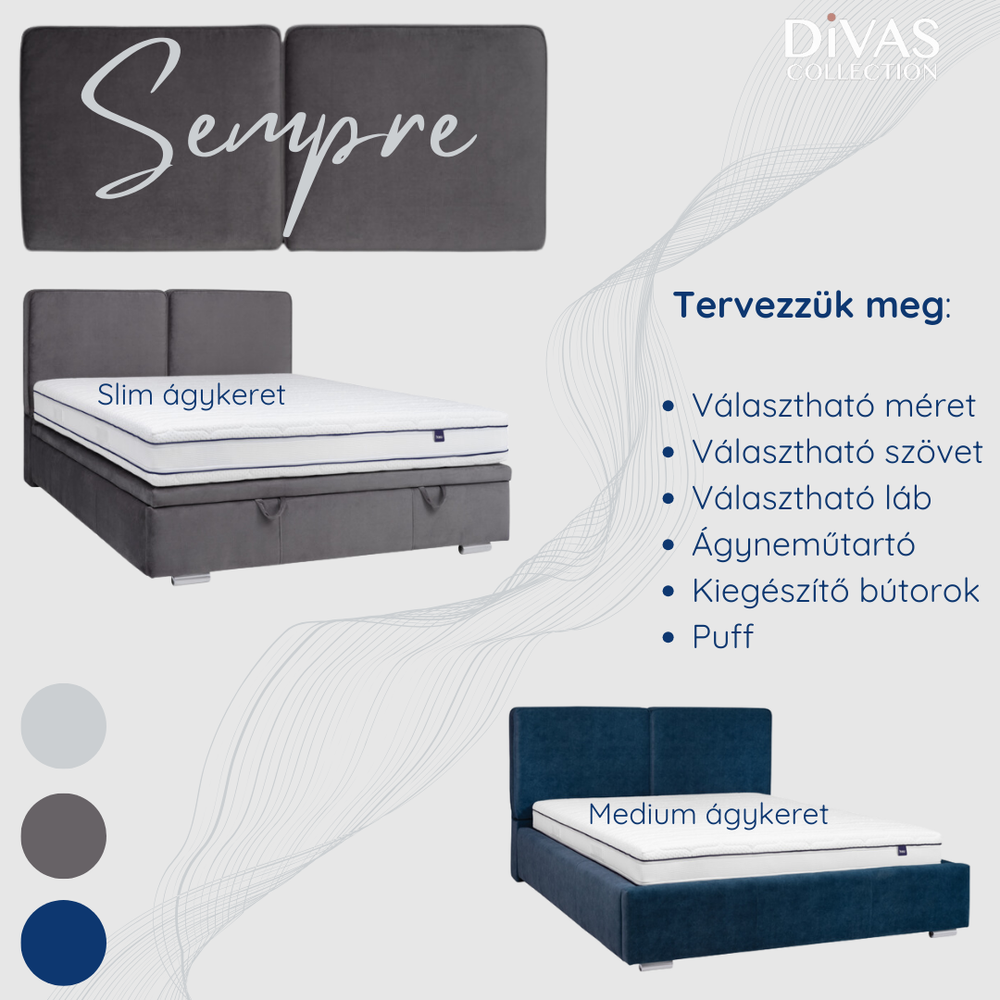 Sempre tervezhető ágy