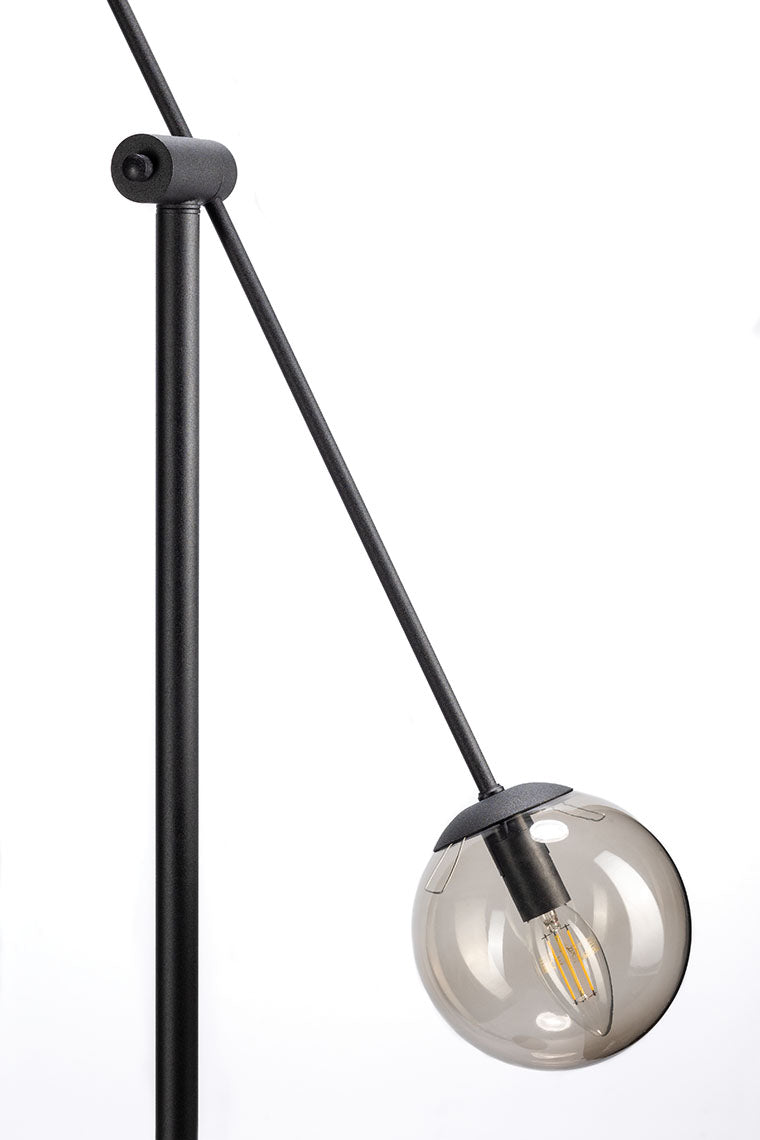 Ohio floor lamp smoky shade állólámpa