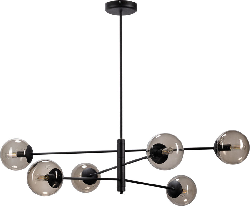 Homme 6 ceiling lamp smoky shade függőlámpa