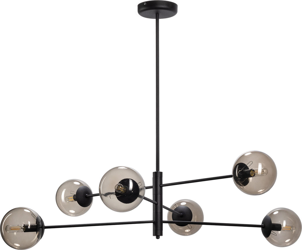 Homme 6 ceiling lamp smoky shade függőlámpa