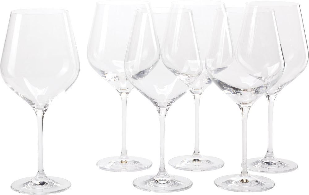 Wine, szett 6 pcs. Splendour zseb / tartó, piros