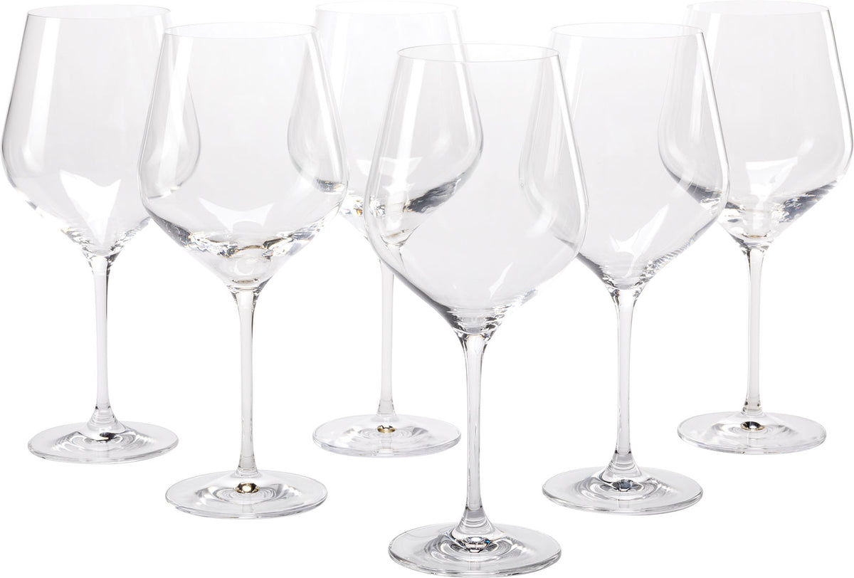 Wine, szett 6 pcs. Splendour zseb / tartó, piros
