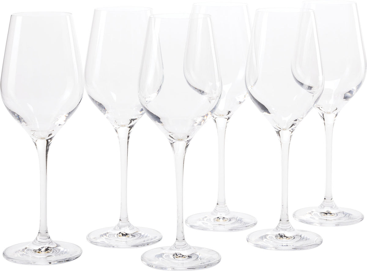 Wine, szett 6 pcs. Splendour zseb / tartó, fehér