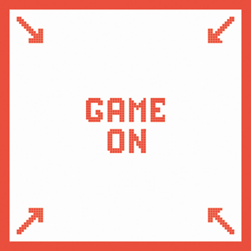 Metal front overlay Game On Young Users Next kiegészítő, piros