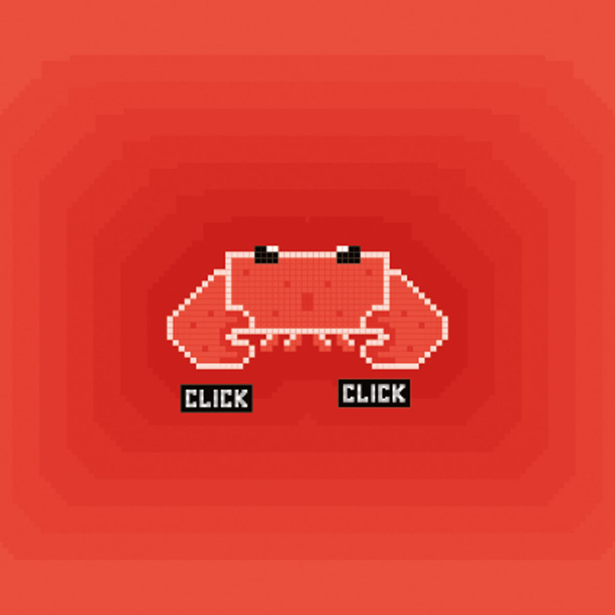 Metal front overlay Pixel Crab Young Users Next kiegészítő