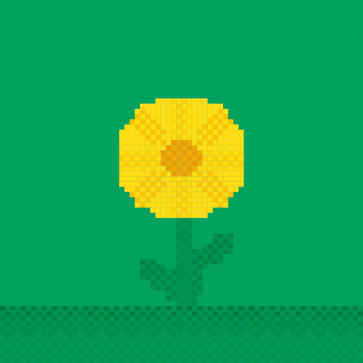 Metal front overlay Pixel Flower Young Users Next kiegészítő
