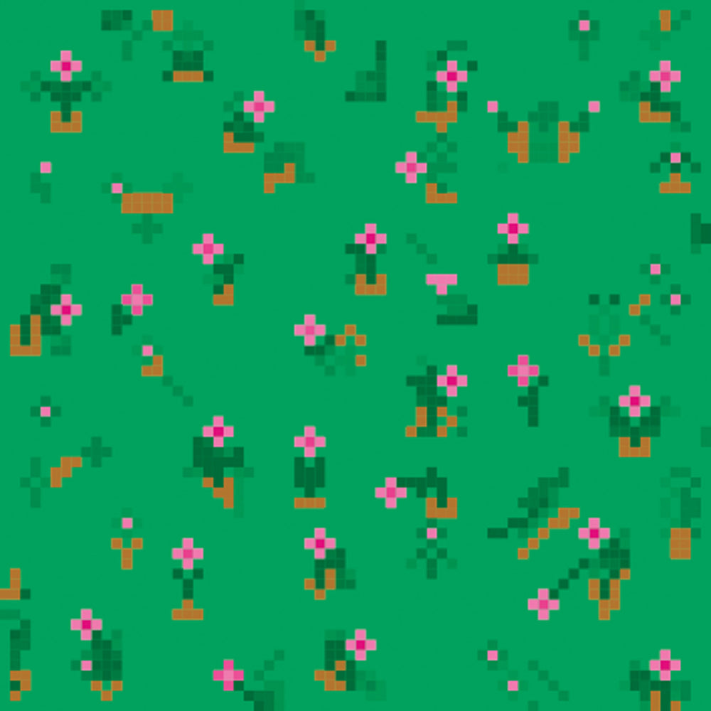Metal front overlay Pixel Meadow Young Users Next kiegészítő
