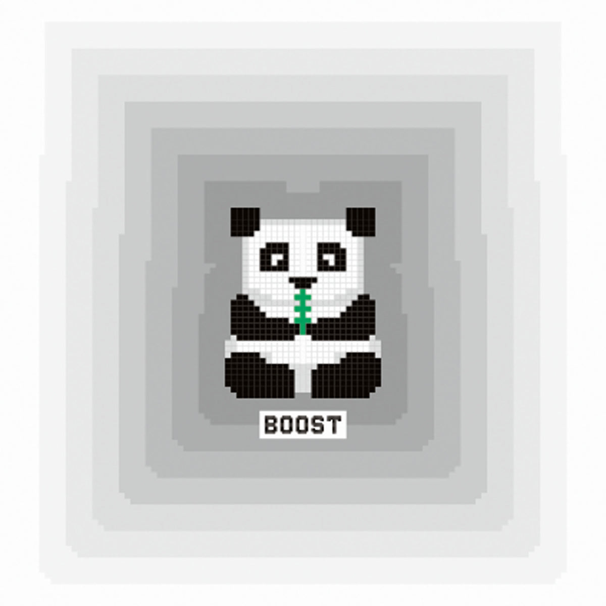 Metal front overlay Pixel Panda Young Users Next kiegészítő