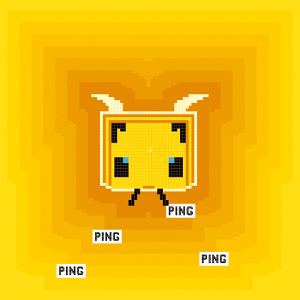 Metal front overlay Pixel Bee Young Users Next kiegészítő