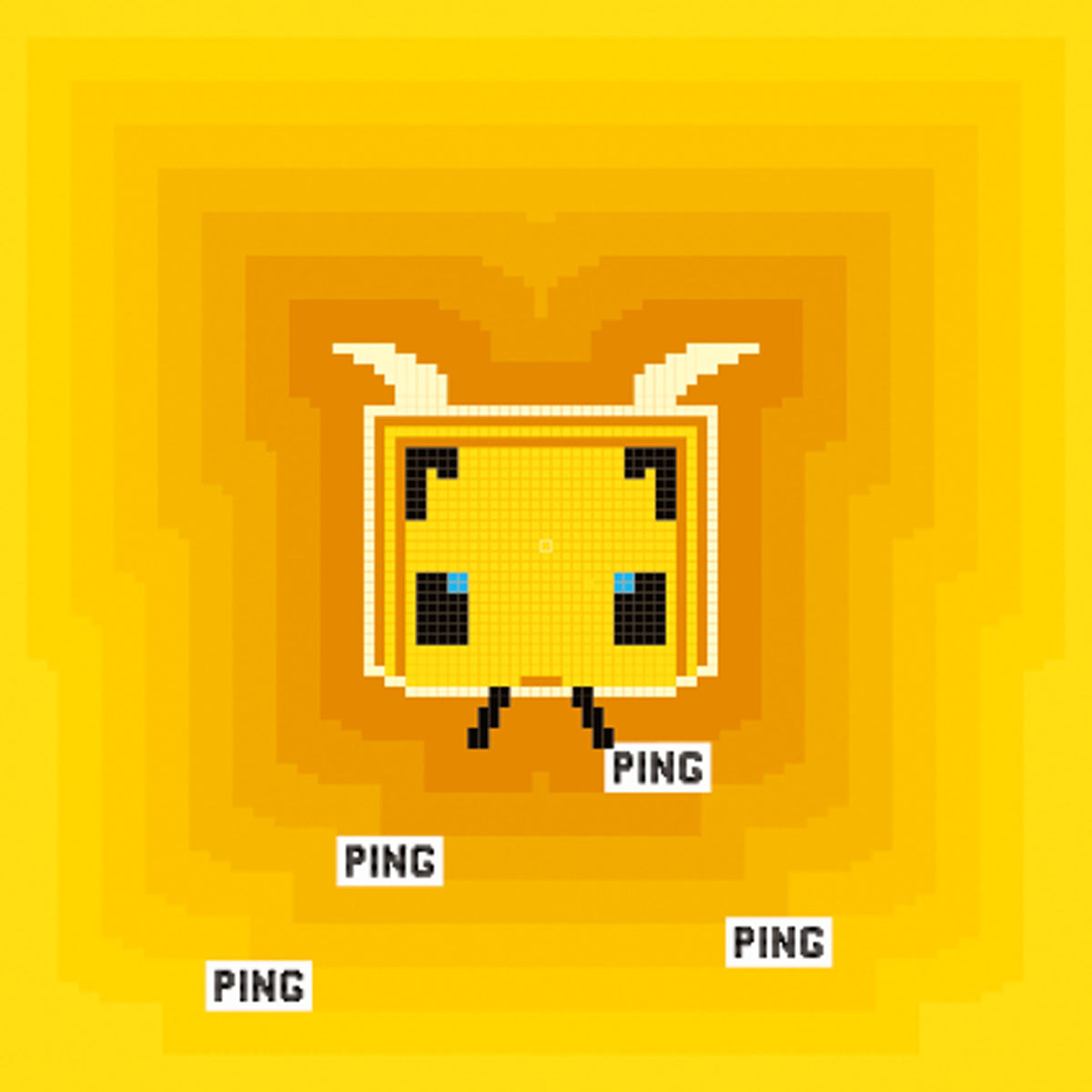 Metal front overlay Pixel Bee Young Users Next kiegészítő
