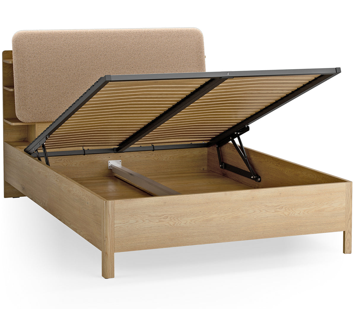 Well ágy 140x200 polcokkal