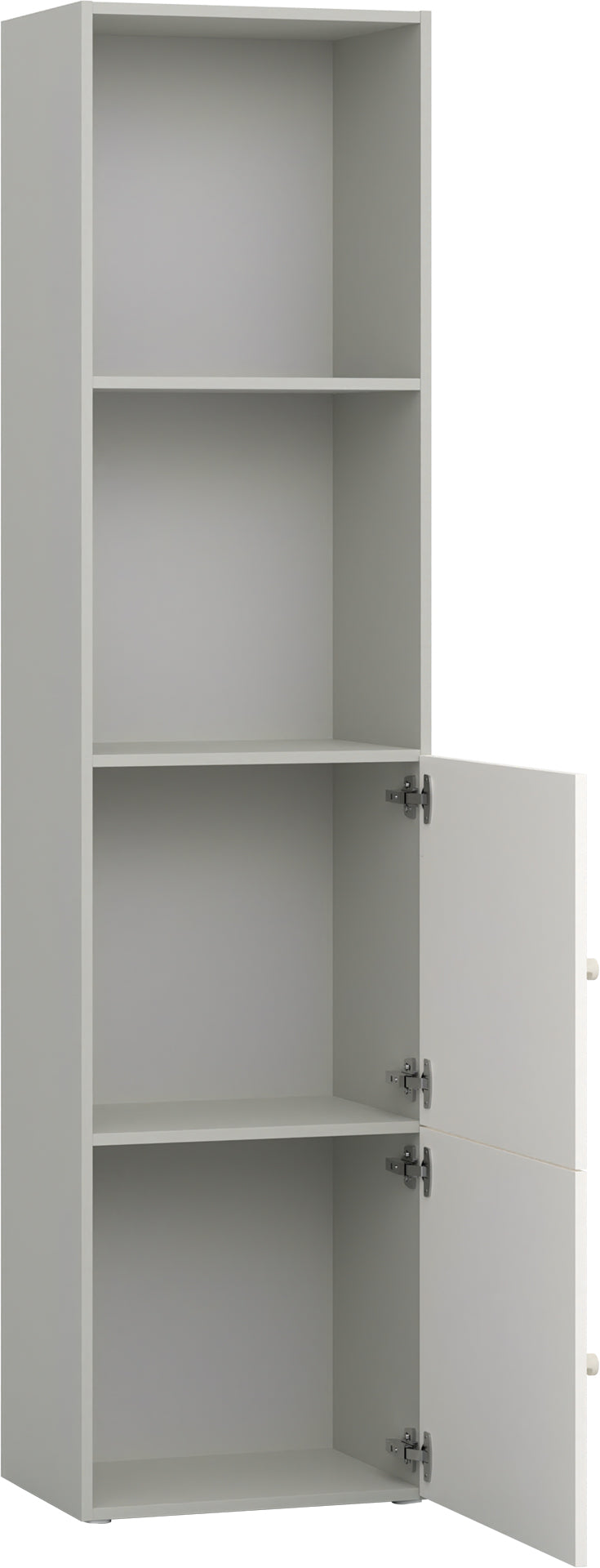 Keskeny shelving front arrangement 1 Reli könyvespolc