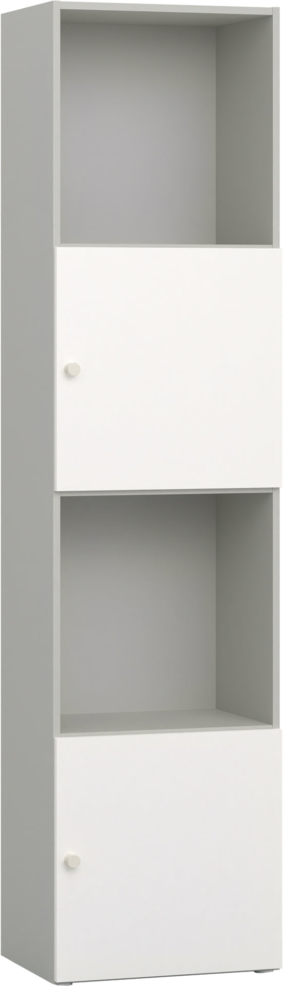 Keskeny shelving front arrangement 2 Reli könyvespolc