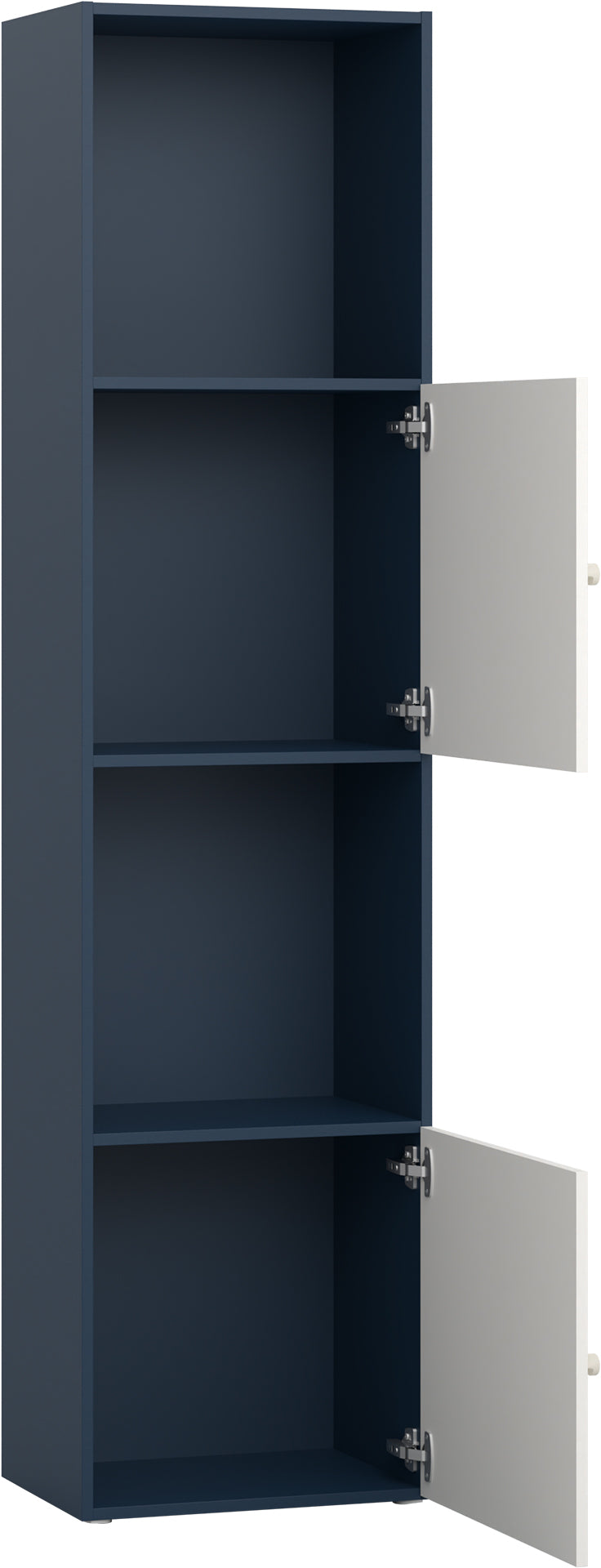 Keskeny shelving front arrangement 2 Reli könyvespolc