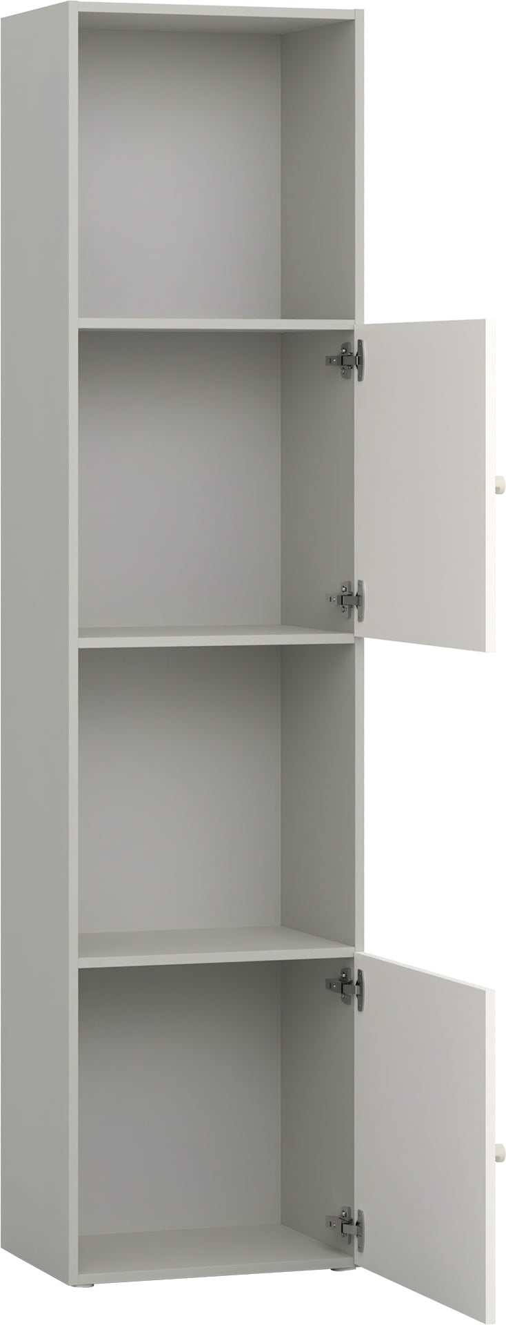 Keskeny shelving front arrangement 2 Reli könyvespolc