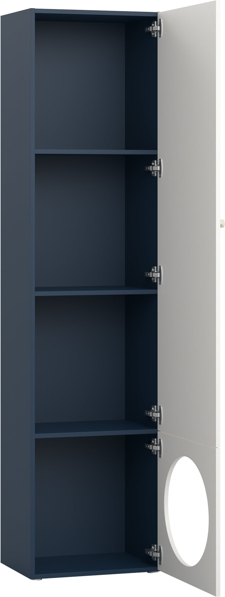Keskeny shelving front arrangement 3 Reli könyvespolc