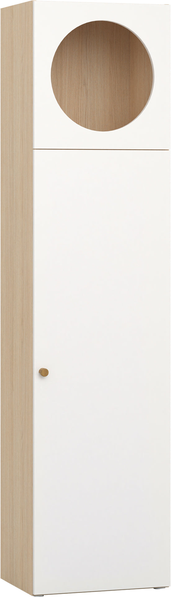 Keskeny shelving front arrangement 4 Reli könyvespolc