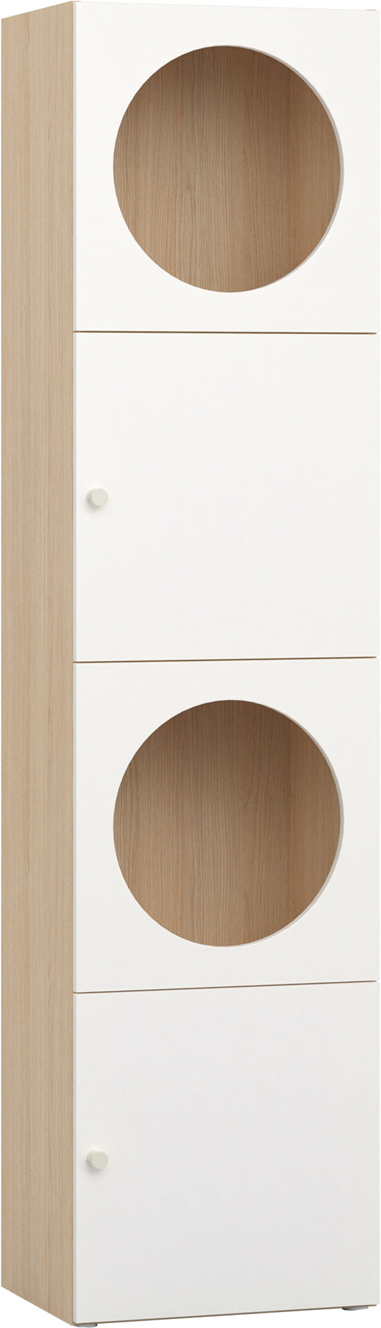 Keskeny shelving front arrangement 5 Reli könyvespolc