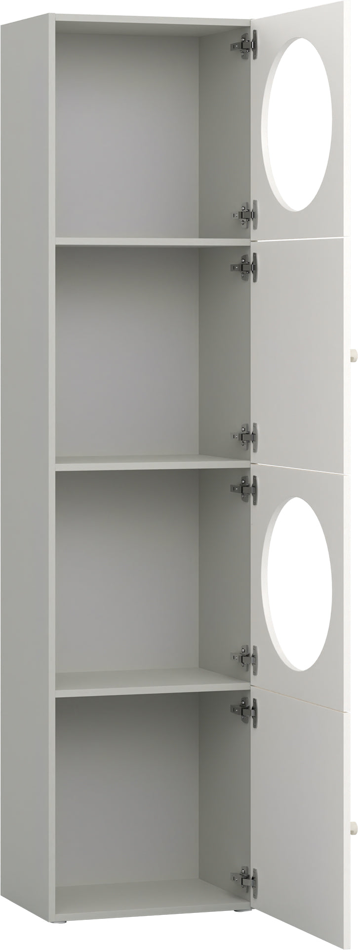 Keskeny shelving front arrangement 5 Reli könyvespolc