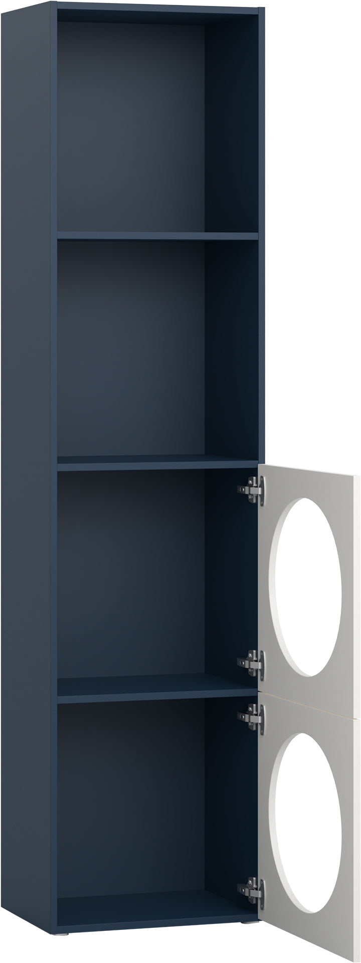 Keskeny shelving front arrangement 6 Reli könyvespolc