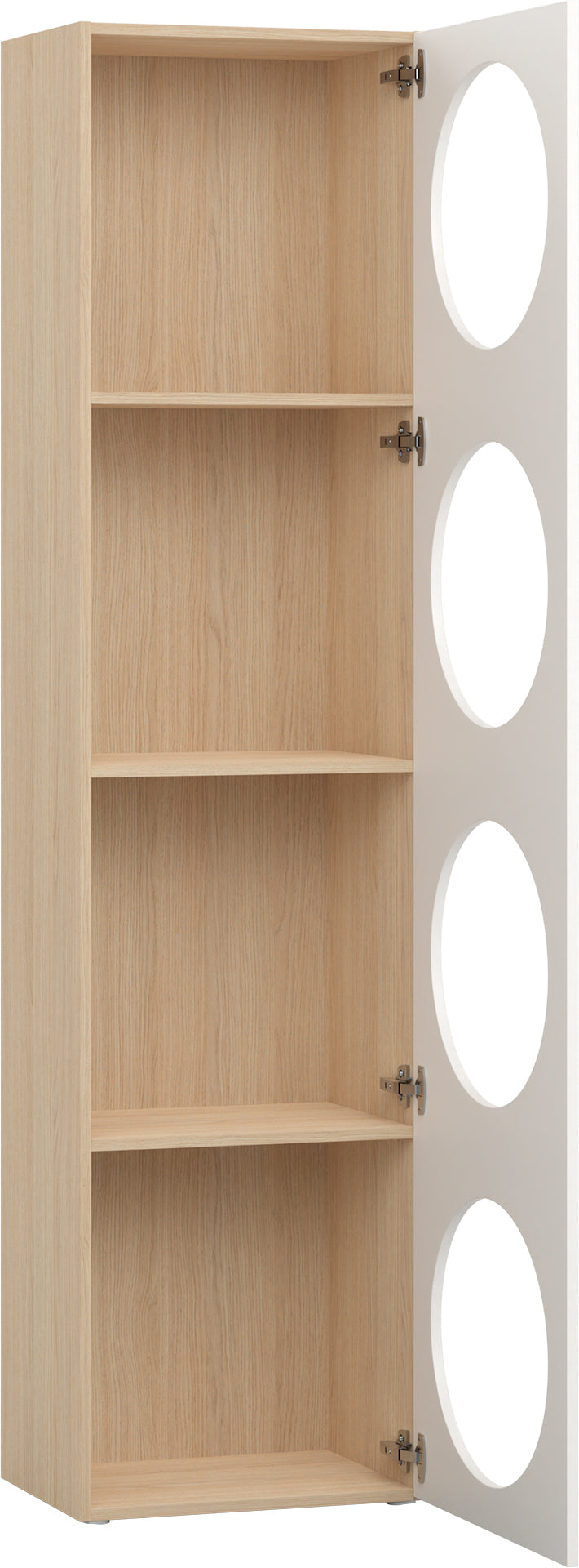 Keskeny shelving front arrangement 7 Reli könyvespolc