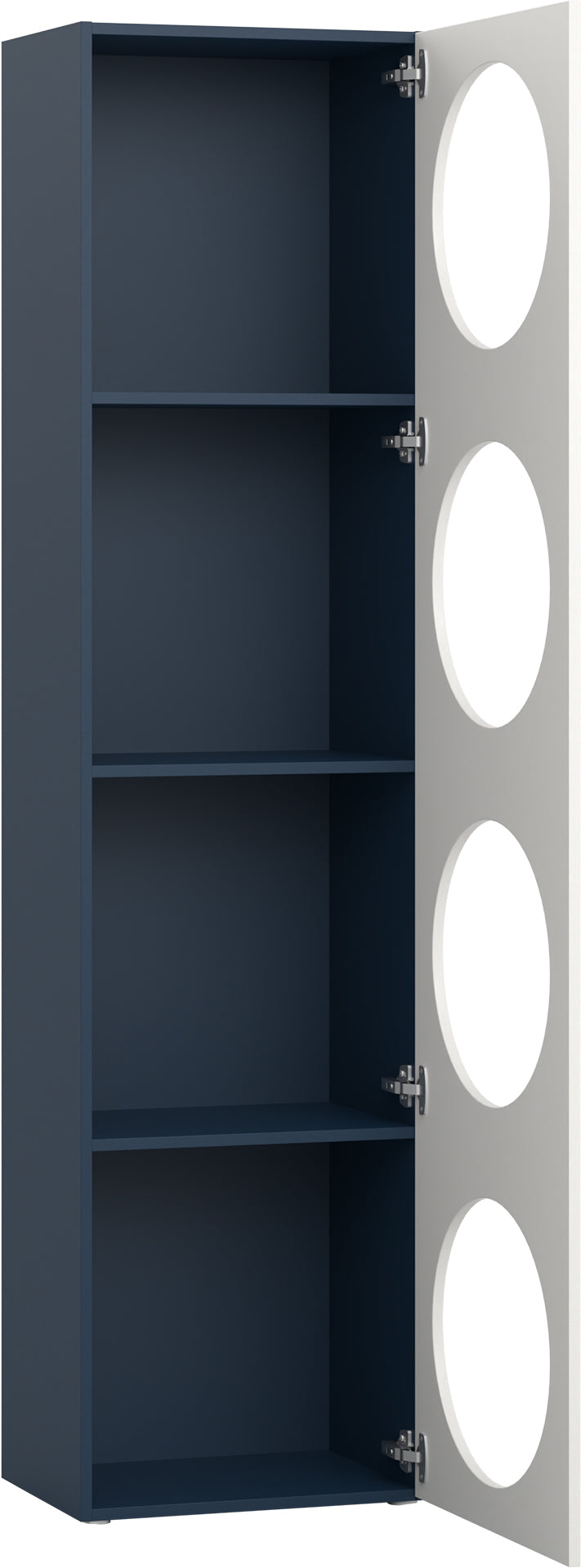 Keskeny shelving front arrangement 7 Reli könyvespolc