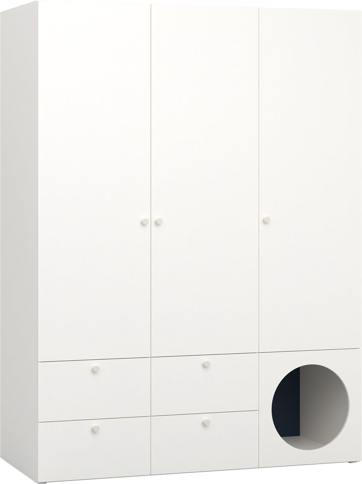 3 ajtós opening front Reli ruhásszekrény