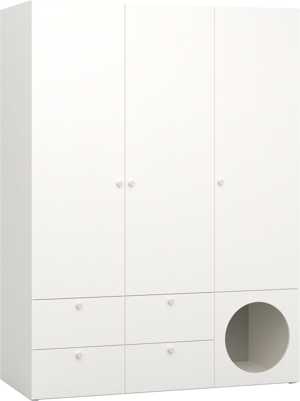 3 ajtós opening front Reli ruhásszekrény