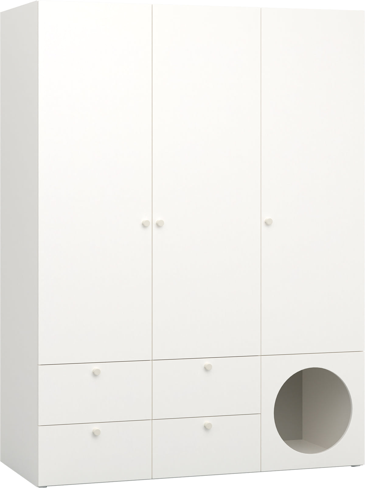 3 ajtós opening front Reli ruhásszekrény