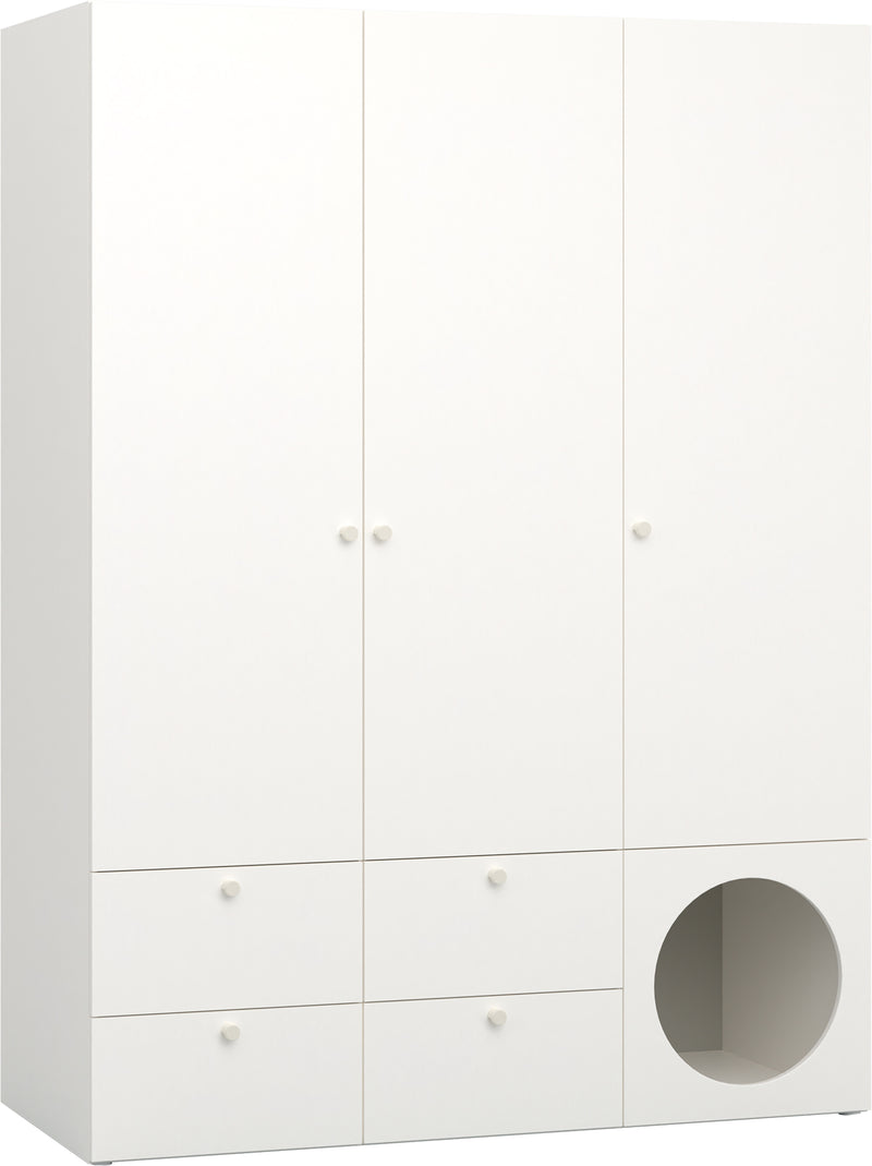 3 ajtós opening front Reli ruhásszekrény