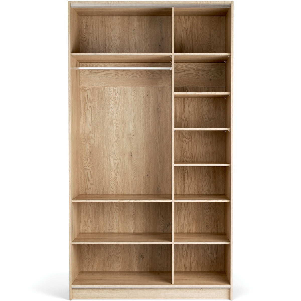 Stor cabinet system - presets 125x225 Stor COMFORT interior long handle rounded body front ruhásszekrény, tölgy homok bézs