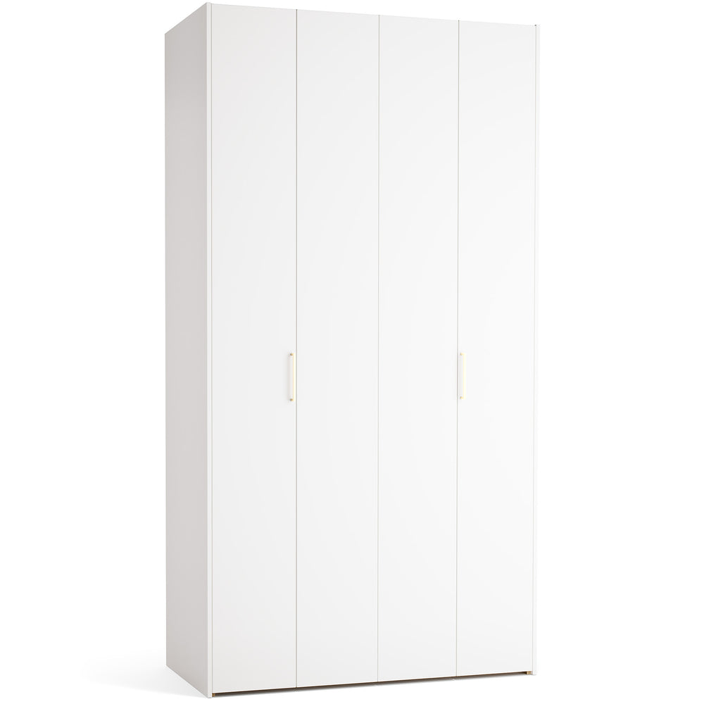 Stor cabinet system - presets 125x240 Stor EASY interior short handle rounded body front side overlays ruhásszekrény, arany tölgy fehér