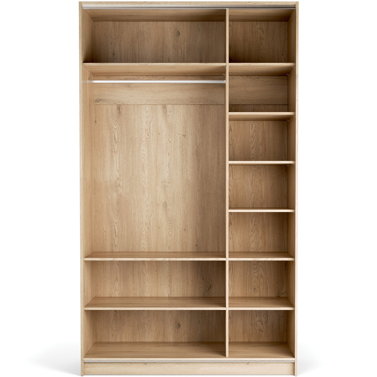 Stor cabinet system - presets 140x240 Stor interior COMFORT handle short rounded body front ruhásszekrény, tölgy homok bézs