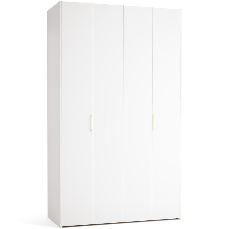 Stor cabinet system - presets 140x240 Stor Maxi interior short handle rounded body front side overlays ruhásszekrény, arany tölgy fehér