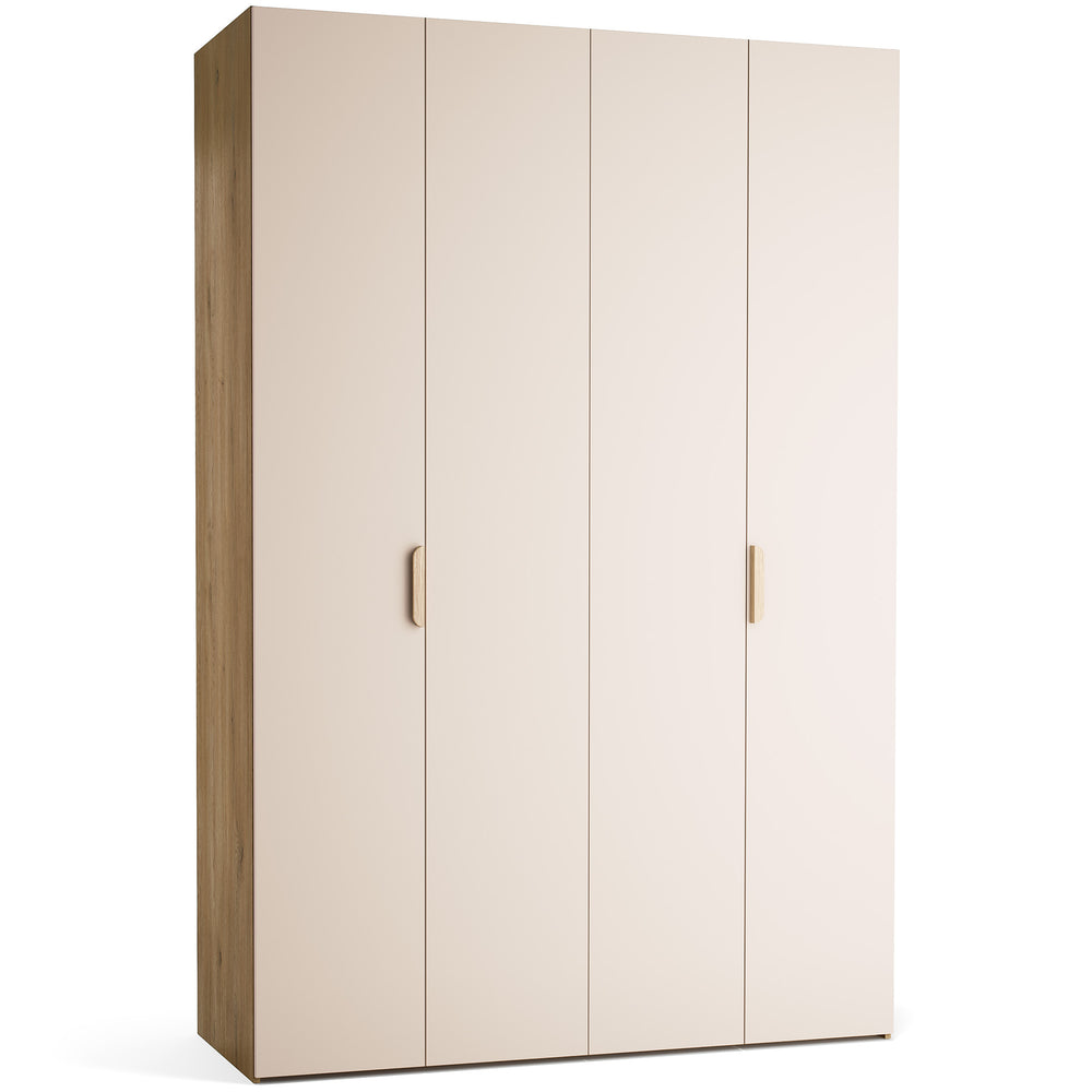 Stor cabinet system - presets 160x240 Stor interior Maxi handle short rounded body front ruhásszekrény, tölgy homok bézs