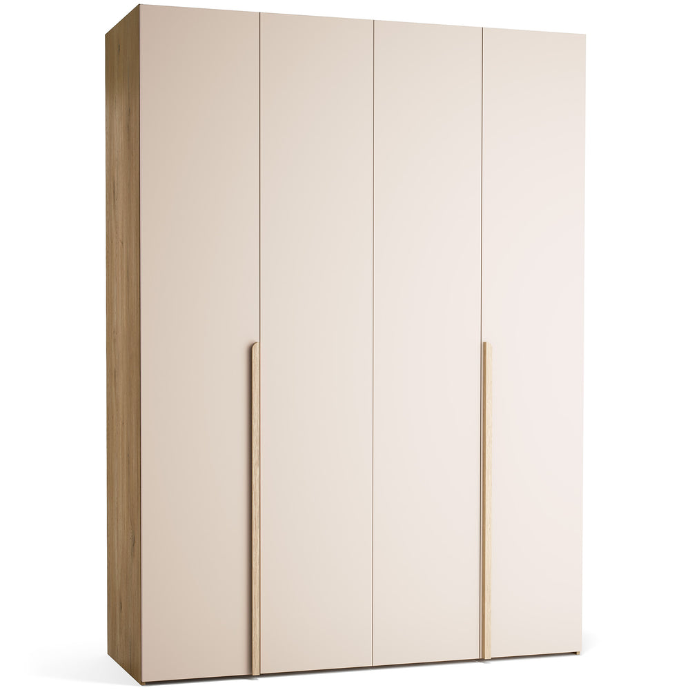 Stor cabinet system - presets 175x240 Stor COMFORT interior long handle rounded body front ruhásszekrény, tölgy homok bézs