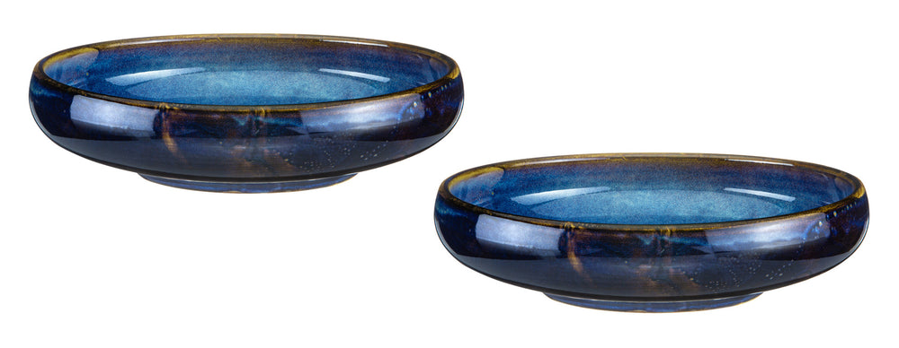 24,5 cm kpl. 2 pcs. Deep étkészlet, kék