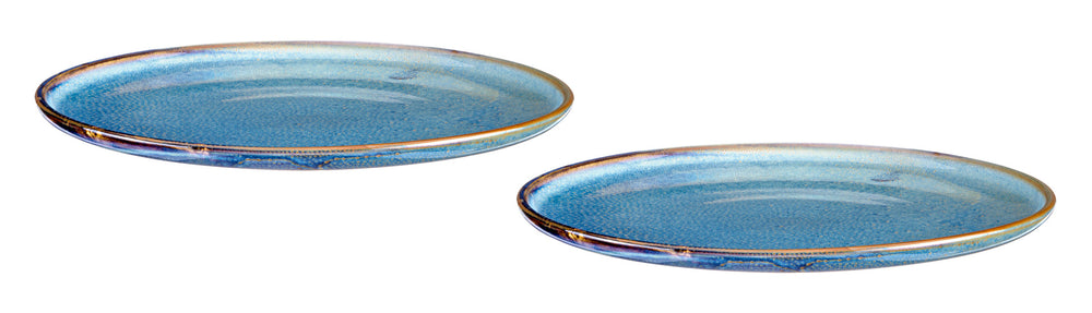 Flat plate 28 cm kpl. 2 pcs. Deep étkészlet, kék