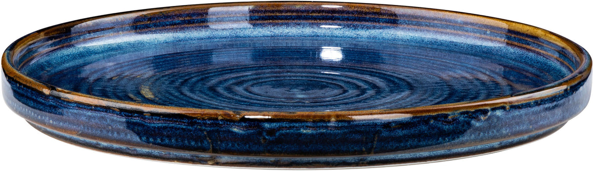 Flat plate 25 cm kpl. 2 pcs. Deep étkészlet, kék
