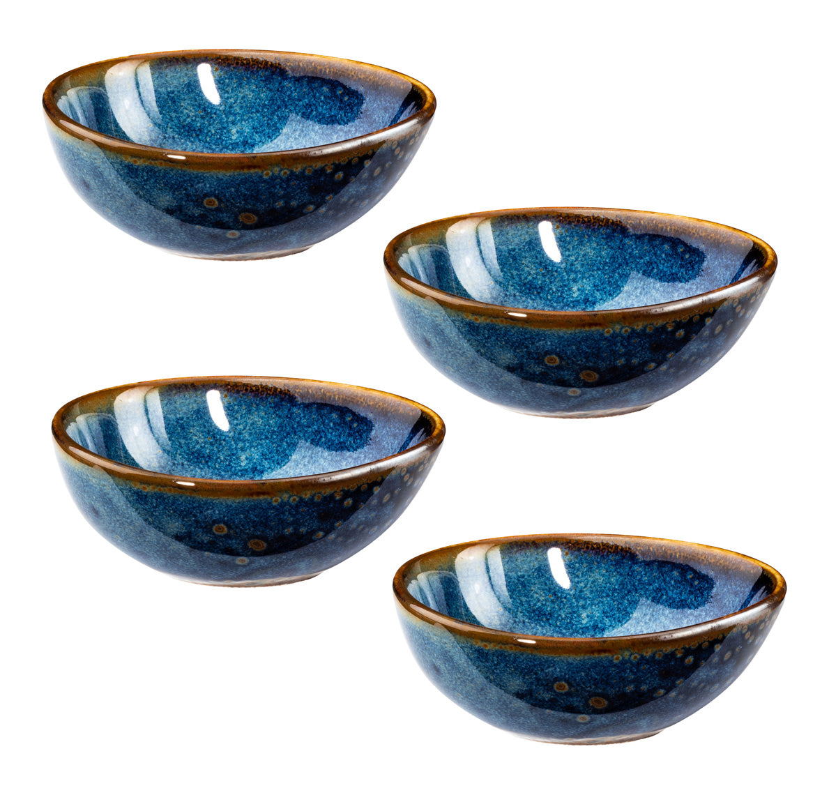 Ramekin kpl. 4 pcs. Deep étkészlet, kék