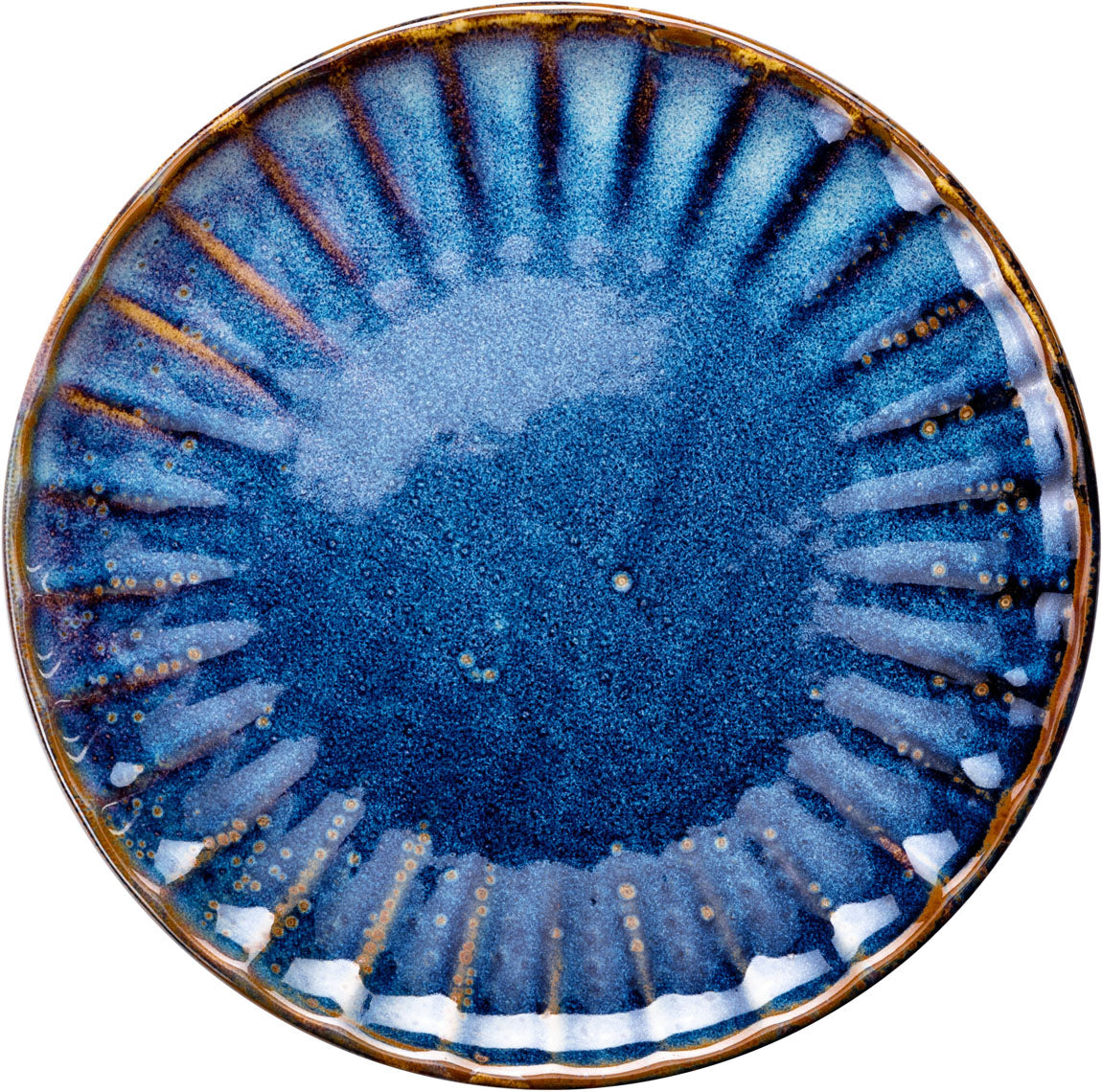 Flat plate 20.5 cm kpl. 4 pcs. Deep étkészlet, kék