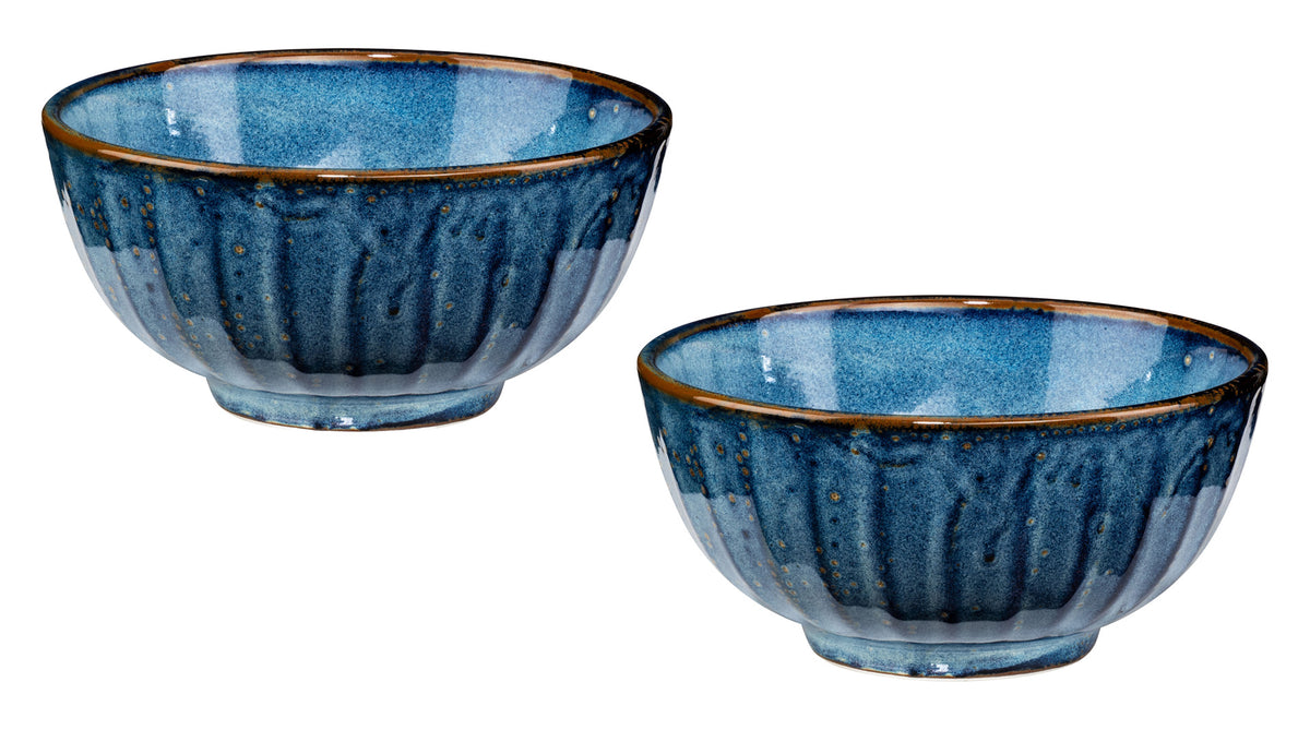 18 cm Deep kpl. 2 pcs. étkészlet, kék